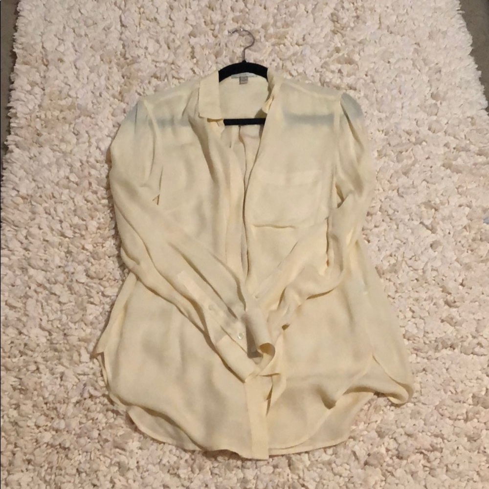 J crew silk blouse